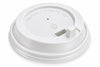 EarthDine White Coffee Cup Lids – Secure Disposable Lids for Hot Beverages