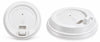 EarthDine White Coffee Cup Lids – Secure Disposable Lids for Hot Beverages