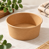 Premium Kraft Paper Salad Bowls – Eco-Friendly Disposable Food Bowls | Ideal for Salads, Takeaway & Catering