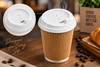 EarthDine White Coffee Cup Lids – Secure Disposable Lids for Hot Beverages